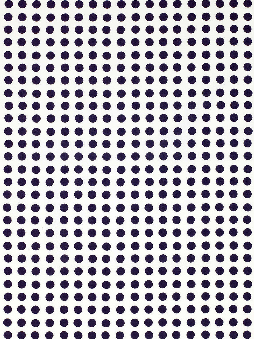 London Polka Dot Pattern Cotton Linen Home Decor Fabric by the Meter or by the yard in Dark Aubergine Purple for curtains, blinds, upholstery ships from Canada (USA)