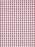 London Polka Dot Pattern Cotton Linen Fabric by the Meter in Vermilion Red