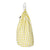 London Polka Dot Spotty Cotton Linen Drawstring Laundry and Storage Bag Bright Maize Yellow Ships from Canada (USA)
