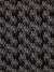 Maricopa Floral Pattern Linen Cotton Home Decor Fabric by yard or by the meter for curtains, blinds or upholstery - Black with grey ships from Canada (USA)
