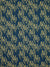 Maricopa Graphic Floral Pattern Cotton Linen Home Decor Fabric by the meter or by the yard for curtains, blinds or upholstery in Dark Petrol Blue / Maize Yellow ships from Canada worldwide (USA)