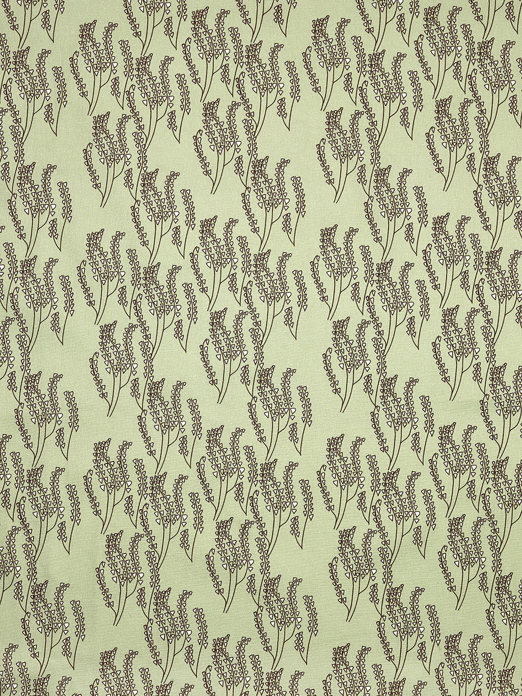 Maricopa Graphic Floral Pattern Cotton Linen Home Decor Fabric by meter or yard for curtains, blinds, upholstery in Light Eau de Nil Green and Grey Ships from Canada (USA)