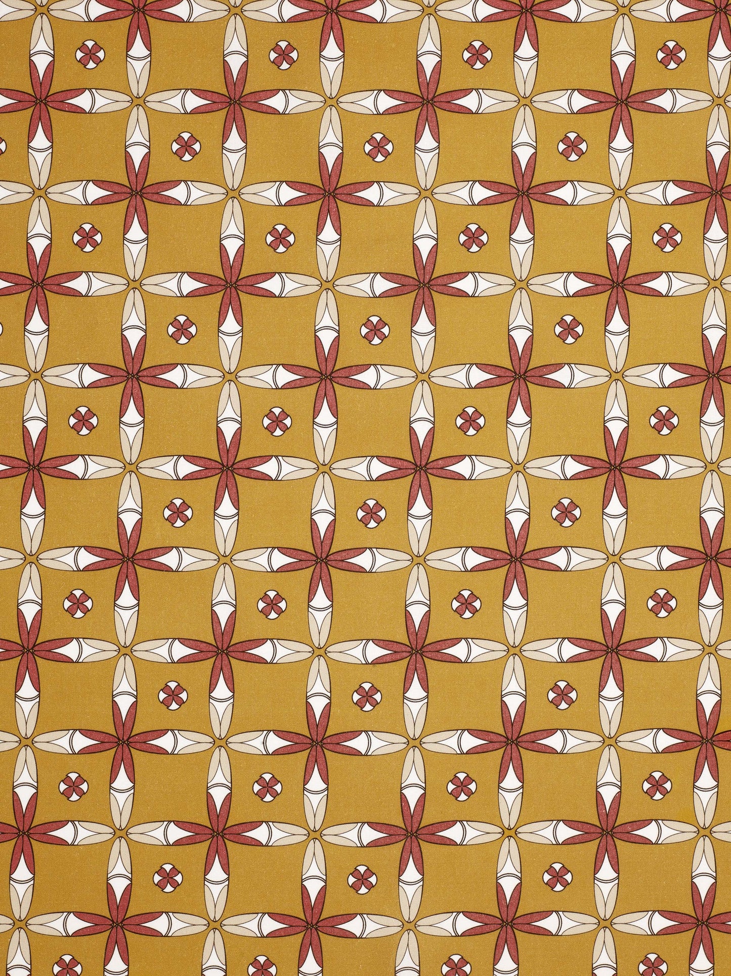 Navajo Ethnic Geometric Pattern Cotton Linen Home Decor Fabric by the meter or by the yard for curtains, blinds, upholstery - Gold - Canada (USA)