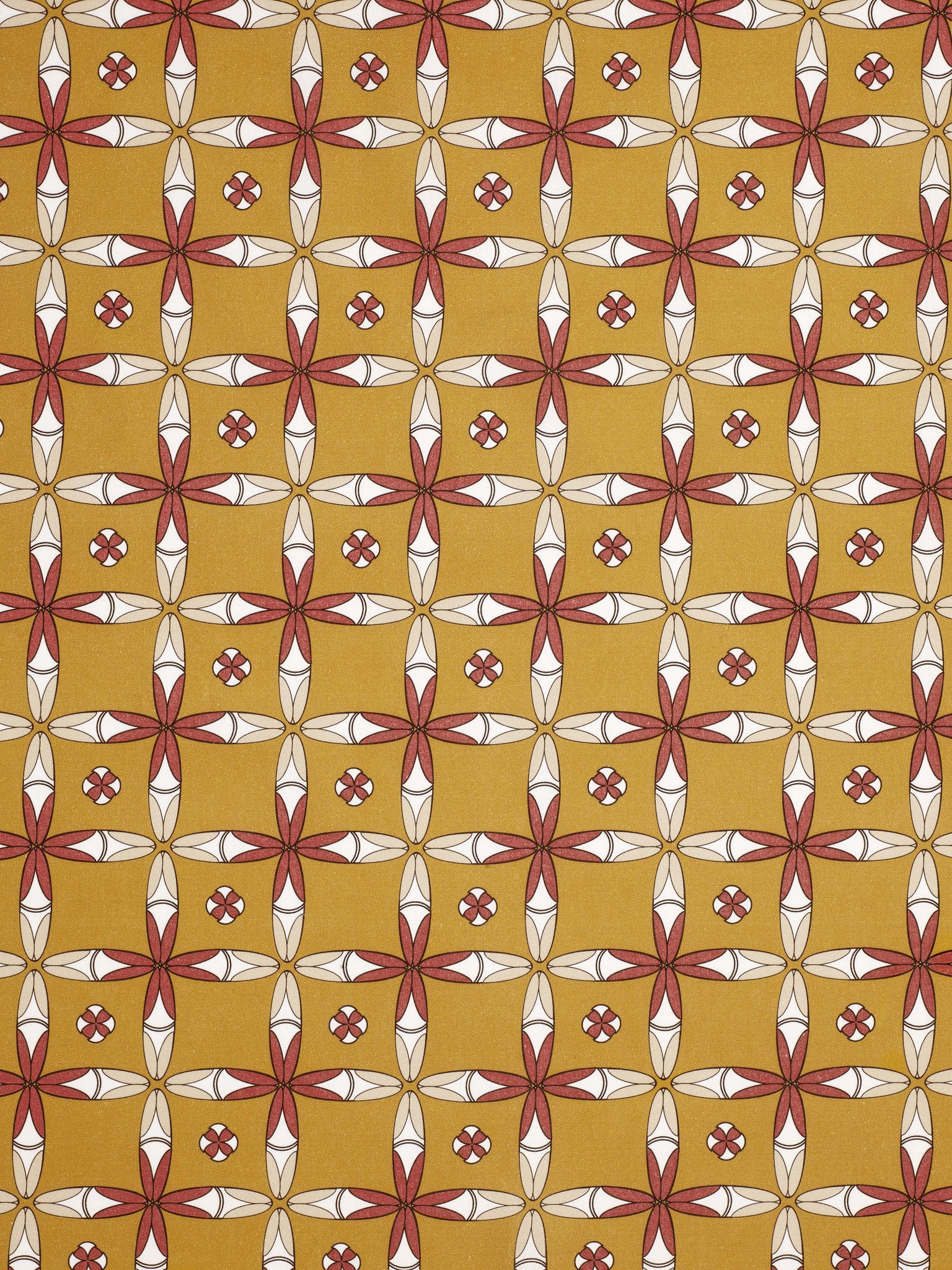 Navajo Ethnic Geometric Pattern Cotton Linen Home Decor Fabric by the meter or by the yard for curtains, blinds, upholstery - Gold - Canada (USA)