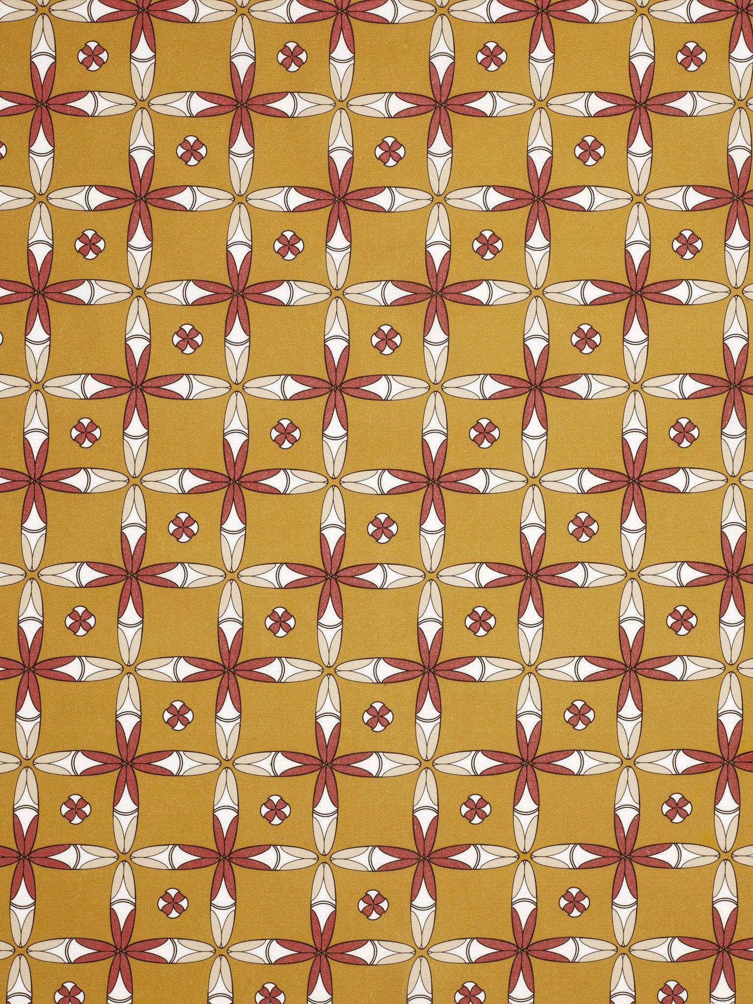 Navajo Ethnic Geometric Pattern Cotton Linen Home Decor Fabric by the meter or by the yard for curtains, blinds, upholstery - Gold - Canada (USA)