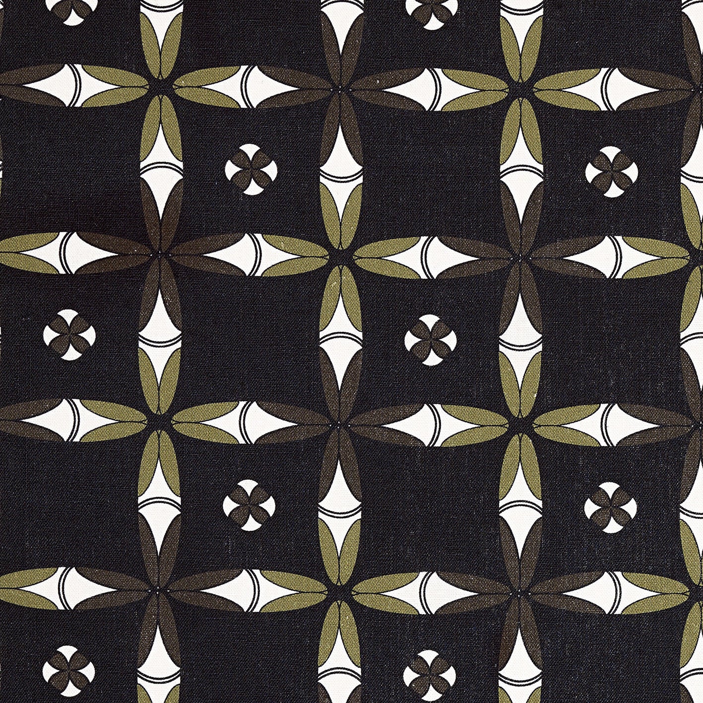 Navajo Ethnic Geometric Pattern Cotton Linen Home Decor Fabric by meter or by the yard for curtains, blinds, or upholstery - Black- ships from Canada (USA)