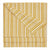 Palermo Ticking Stripe Cotton Linen Tablecloth in Mustard Gold Ships from Canada (USA)