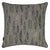 Graphic Tree Floral Pattern Linen Union Printed Decorative Throw Pillow in Light Dove Grey Black 22x22" 55x55cm