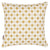 Pueblo Geometric Pattern Linen Cushion in Mustard Gold