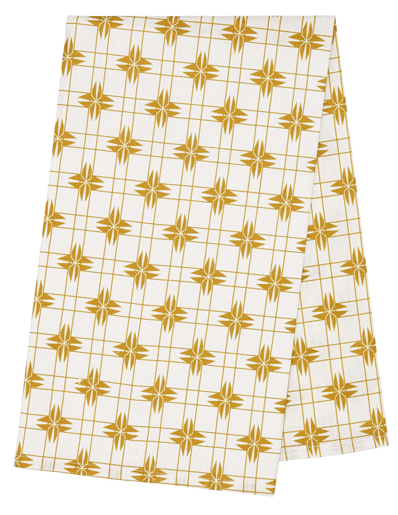 Pueblo Tea Towel - Gold