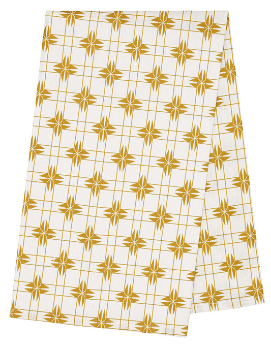 Pueblo Tea Towel - Gold