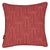 Graphic Rosemary Pattern Linen Union Printed Throw Pillow in Coral Pink and Vermilion Red Ships from Canada worldwide including the USA