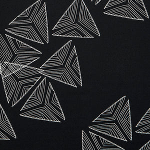Stay Sails Black fabric swatch by yard or meter cotton linen ships from Canada worldwide