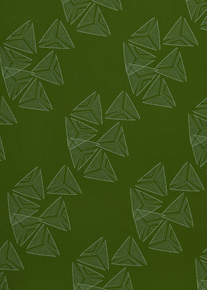 Sails pattern home decor interiors fabric for curtains, blinds and upholstery in Olive and Sea Foam Green available by the meter or yard ships from Canada worldwide including the USA