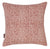 Multicolour Confetti Spots Pattern Linen Union Printed Cushion in Coral Pink & Vermilion Red