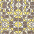 Mosaic Stained Glass Pattern Cotton Linen Home Decor Interiors Fabric by the Meter or yard for curtains, blinds or upholstery in Maize Yellow & Grey ships from Canada (USA)