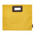 Stephanie Resin Coated Canvas Knitting Style Clutch Bag in Maize Yellow