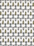 Stitchwork Geometric Pattern cotton linen home decor interiors Fabric by the meter or yard for curtains, blinds or upholstery- White with yellow and light blue - ships from Canada worldwide (USA)