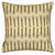 Ukulele Guitar Pattern Linen Cotton Cushion in Light Straw Yellow 45x45cm
