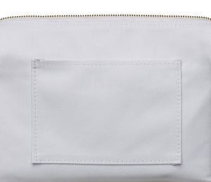 Stitchwork Toiletry Bag - White