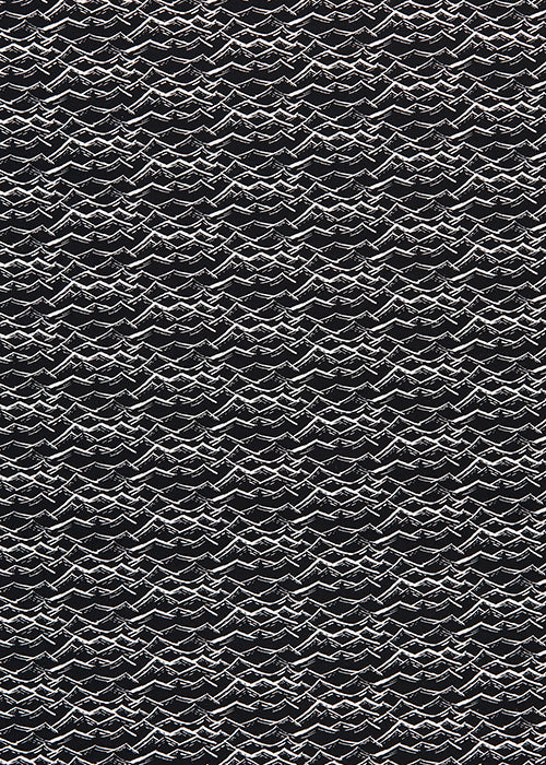 Waves Block print pattern home interior decor fabric for curtain, blinds and upholstery by meter or yard in black and white from Canada USA