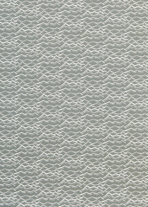Waves home interior decor Fabric for curtains, blinds and upholstery in cotton linen by meter or yard in light dove grey ships from Canada to USA