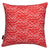 Waves pattern home decor throw pillow geranium red ships from Canada worldwide including the USA