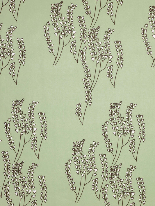 Yuma Graphic Grass Pattern Linen Cotton Canvas Home Interior Decor Fabric by the meter or yard for curtain, blinds or upholstery - Eau de Nil Green - grey - ships from Canada (USA)
