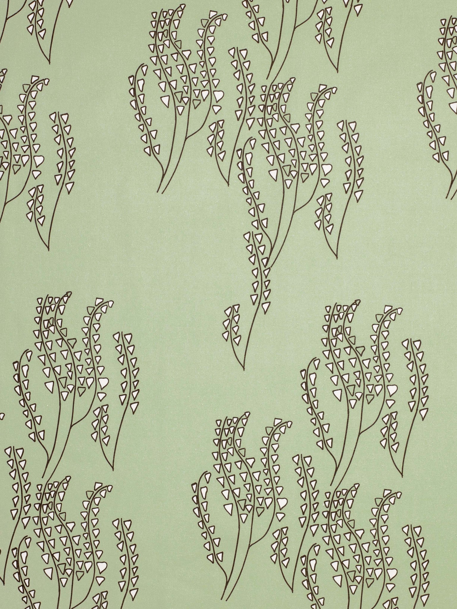 Yuma Graphic Grass Pattern Linen Cotton Canvas Home Interior Decor Fabric by the meter or yard for curtain, blinds or upholstery - Eau de Nil Green - grey - ships from Canada (USA)