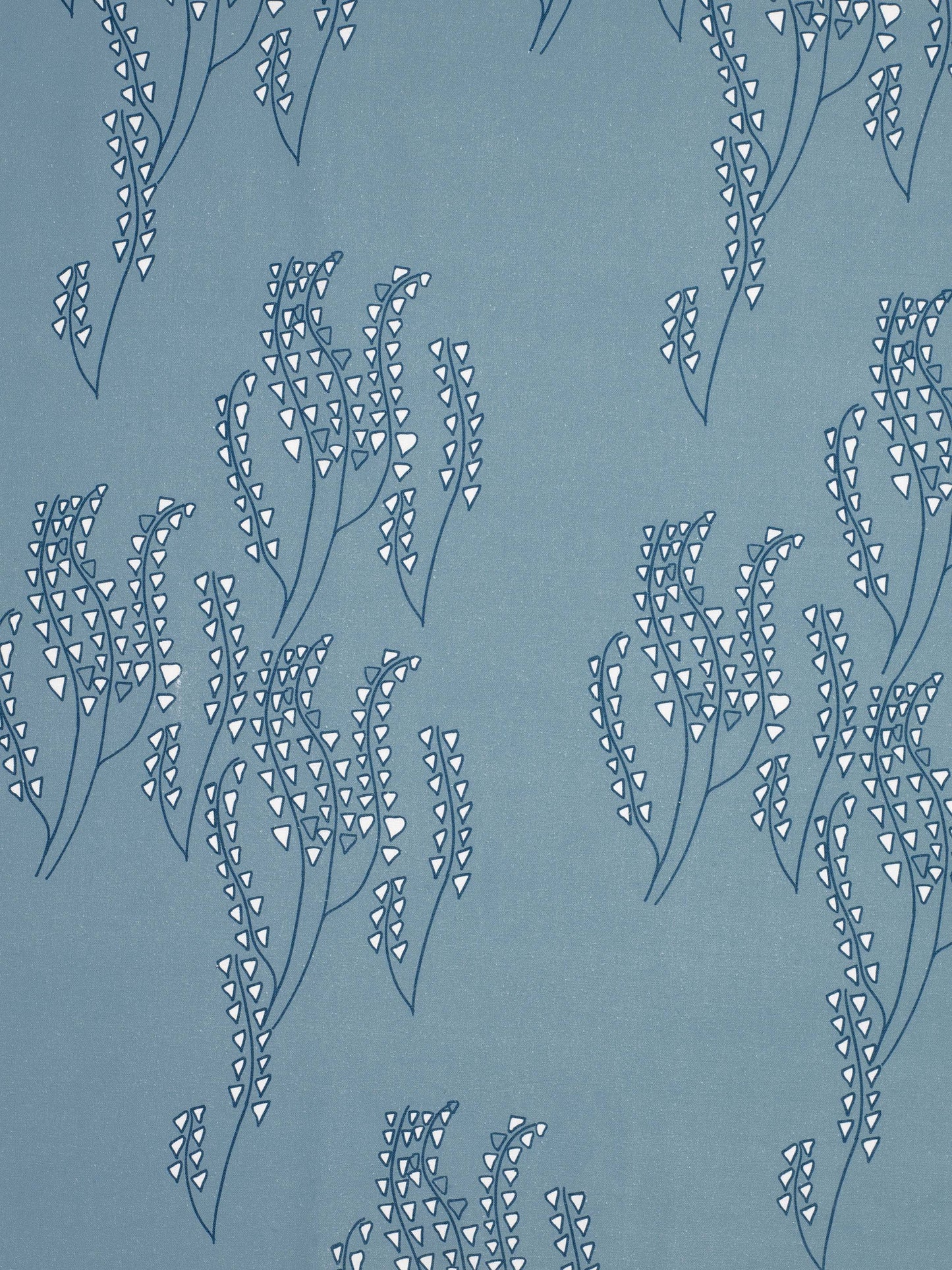 Yuma Graphic Grass Pattern Linen Cotton Canvas Home Decor Interiors Fabric by the meter or yard for curtain, blinds or upholstery - Light Chambray Blue - ships from Canada (USA)