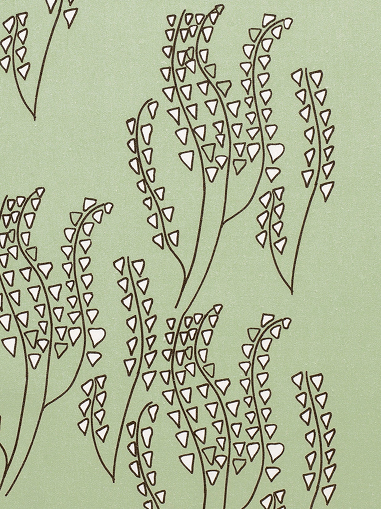 Yuma Graphic Grass Pattern Linen Cotton Canvas Home Interior Decor Fabric by the meter or yard for curtain, blinds or upholstery - Eau de Nil Green - grey - ships from Canada (USA)