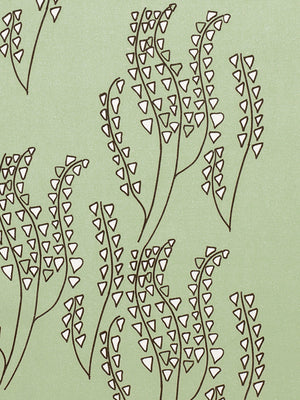 Yuma Graphic Grass Pattern Linen Cotton Canvas Home Interior Decor Fabric by the meter or yard for curtain, blinds or upholstery - Eau de Nil Green - grey - ships from Canada (USA)