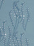 Yuma Graphic Grass Pattern Linen Cotton Canvas Home Decor Interiors Fabric by the meter or yard for curtain, blinds or upholstery - Light Chambray Blue - ships from Canada (USA)